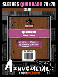 Sleeves SLIM: QUADRADO USA (70x70) [Bucaneiros]