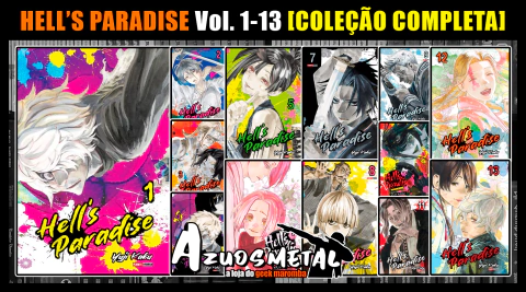 Kit Hell's Paradise - Vol. 1-13 (Coleção Completa) [Mangá: Panini]