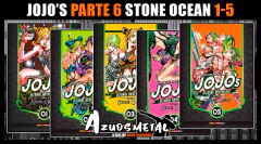 Kit Jojo's Bizarre Adventure - Parte 6: Stone Ocean - Vol. 1-5 [Mangá: Panini]