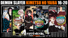 Kit Demon Slayer: Kimetsu No Yaiba - Vol. 16-20 [Mangá: Panini]