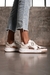 Zapatilla Florida Blanco y Oro N° 35