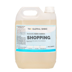 Bidon bactericida, fragancia shopping, cherry o limon de alta persistencia. Ideal para todo tipo de limpieza y para el uso de desodorizador por goteo para inodoro o mingitorio