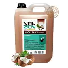Jabon liquido x5 lts, fragancia coco cremoso, aprobado por anmat, sin parabenos e hipòalergenico
