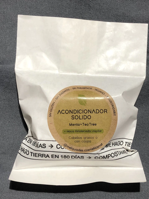Acondicionador sólido de Tea Tree + Menta