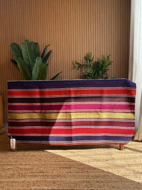 Puyo al telar lana de oveja 1.40x1.30cm - comprar online