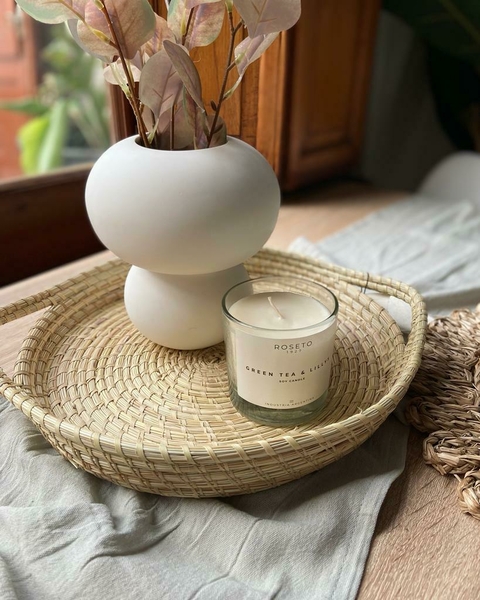 Bandeja de palma redonda 31x5cm