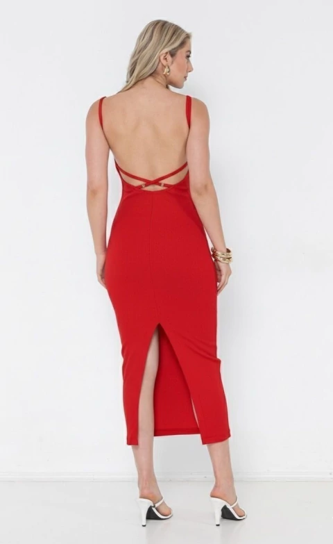 Vestido Keith - Vermelho - comprar online