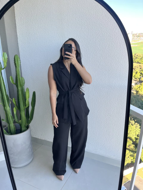 Conj Max Colete / Pantalona