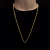 CORRENTE CADEADO FECHO CANHÃO (3,5MM) - 60 ou 70cm - 14g - BANHO OURO 18K - A Erreshop │ Joias banhadas a ouro 18k