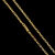 CORRENTE CADEADO FECHO CANHÃO (3,5MM) - 60 ou 70cm - 14g - BANHO OURO 18K na internet