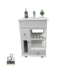 Vanitory 50cm Deck Laqueado en internet