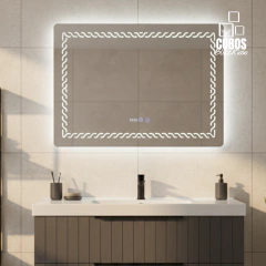 Espejo Led con desempañador - Cubos blackioso