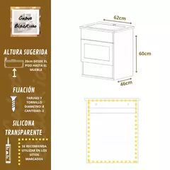 Vanitory Flotante Laqueado 60cm + Griferia en internet