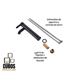 Griferia Momocomando Tubo Alto - Cubos blackioso