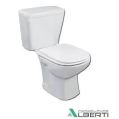 inodoro Largo y Mochila Alberti