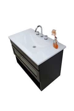 Imagen de Vanitory Flotante Laqueado + Bacha 80cm