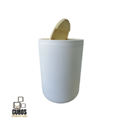 Set Accesorios Baño Cesto con Tapa - comprar online