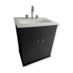 Vanitory Laqueado 50cm 2 puertas + Bacha - comprar online