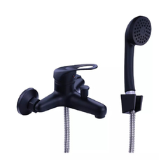 Ducha exterior monocomando Negra
