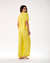 PIJAMA / SLEEPWEAR LONGO AMARELO COM TAPA OLHO - GRACE COSTA 