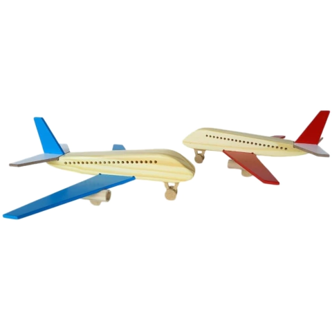 aviao-boeing-madeira-azul-vermelho