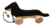 Cachorro Preto de Puxar - comprar online