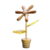 Flor Bem-Me-Quer em Madeira