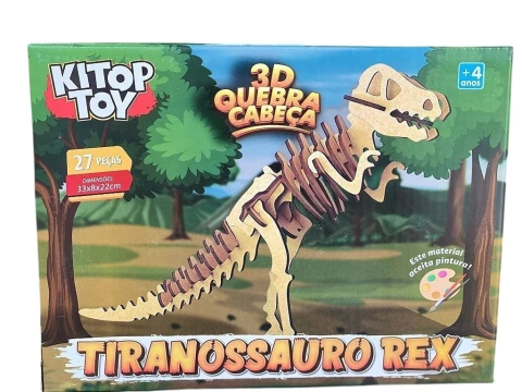Quebra-Cabeça 3D TIRANOSSAURO REX - comprar online
