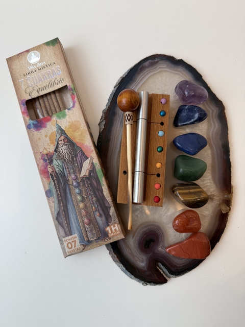 Kit Sino Pin Tibetano dos 7 Chakras - Harmonizador e Tranquilizador - comprar online
