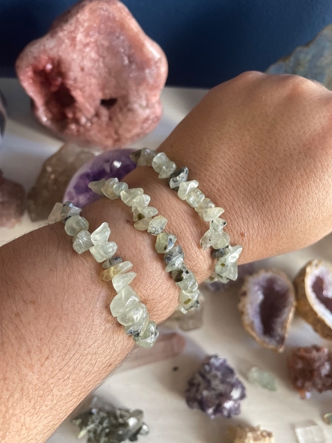 Pulseira Prehnita - Limpeza Emocinal