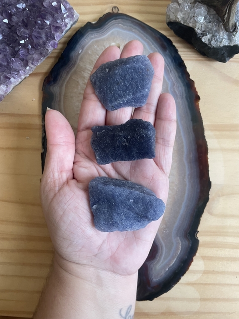Quartzo Azul Bruto - Sabedoria e Paz