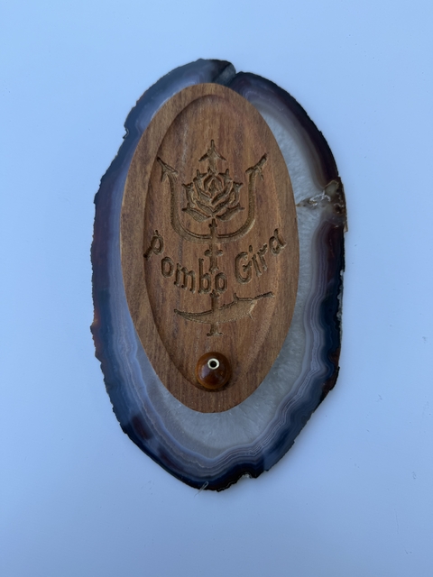Incensário Pombo Gira em Madeira - comprar online