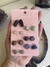 Cartela de Brincos Semaninha - Turmalina Negra, Quartzo Rosa, Quartzo Verde, Purpurita, Sodalita, Olho de Tigre e Pirita - comprar online