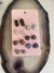 Cartela de Brincos Semaninha - Turmalina Negra, Quartzo Rosa, Quartzo Verde, Purpurita, Sodalita, Olho de Tigre e Pirita