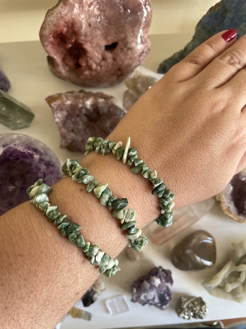 Pulseira Ágata Musgo - estabilidade