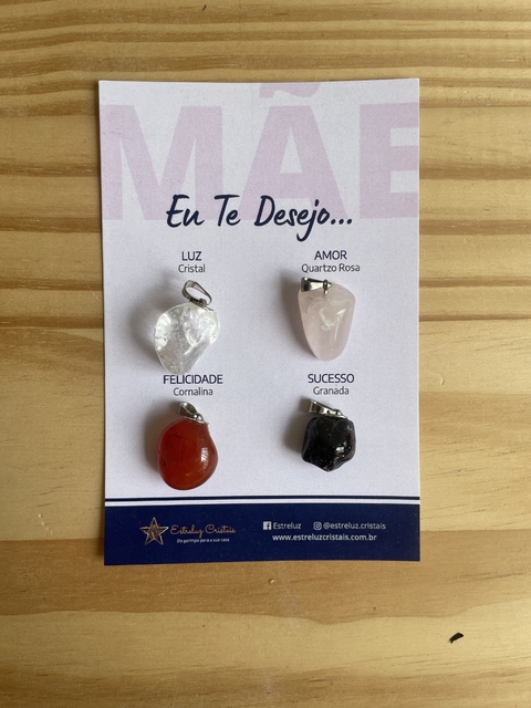 Cartão Mãe Eu Te Desejo: Luz, Amor, Felicidade e Sucesso