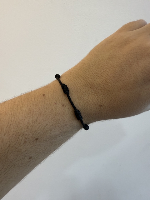 Pulseira Preta de 7 nós - Contra Inveja e Olho Grande - comprar online