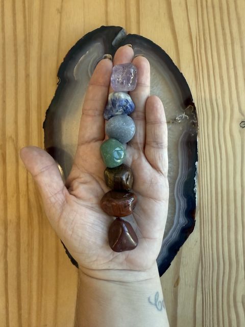 Kit 7 Chakras Rolado Mini - para levar com você - comprar online