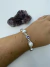 Pulseira Pérola com Ametista em Prata 925 - Emoção e Intuição - Estreluz Cristais