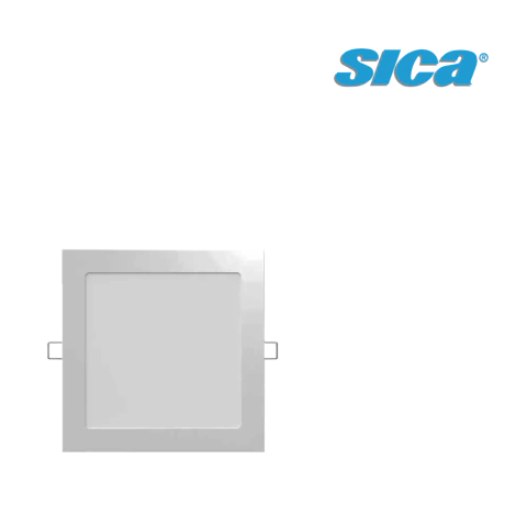 EMBUTIDO LED CUADRADO 6W FRIO 12CM.
