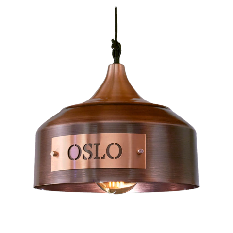 Colgante E27 OSLO Cobre 30cm