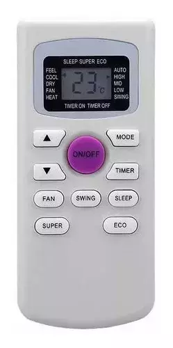 CONTROL REMOTO AIRE ACONDICIONADO AR819