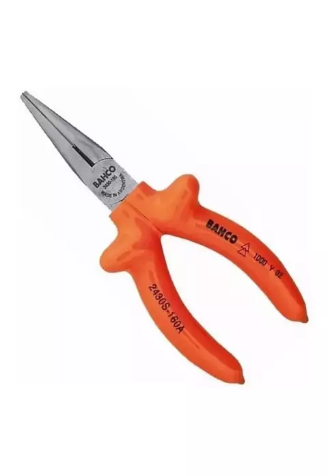 PINZA DE PUNTA 6" AISLADA 1000V 2430S-160A BAHCO