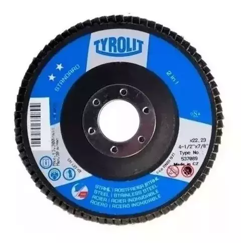 DISCO FLAP 115MM GRANO 40 ZA115PN40 TYROLIT