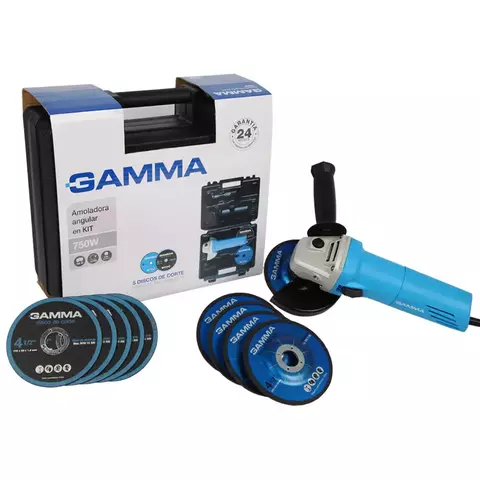AMOLADORA ANGULAR EN KIT 750W - G1910KAR
