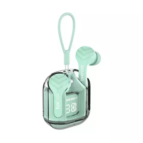 AURICULAR BLUETOOTH VERDE TWS GEMMA 7911 FOXBOX