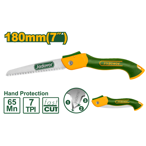 SERRUCHO DE PUNTA 7" PLEGABLE JDHW4607 JADEVER