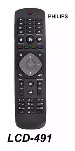 CONTROL REMOTO TV SMART LCD491