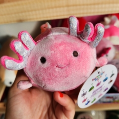 Llavero Peluche Axolotl Smoochy Pals Soft Kawaii