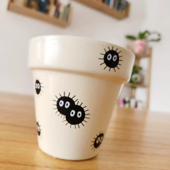 MACETA PINTADA A MANO SUSUWATARIS - DOS CRONOPIOS - comprar online